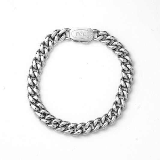 Cuban Bracelet (Silver) 8mm