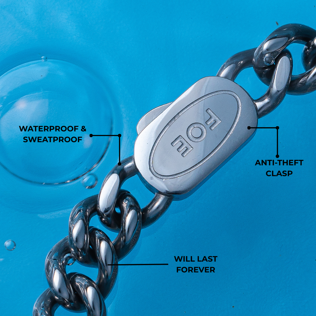 Cuban 8mm set (Silver)