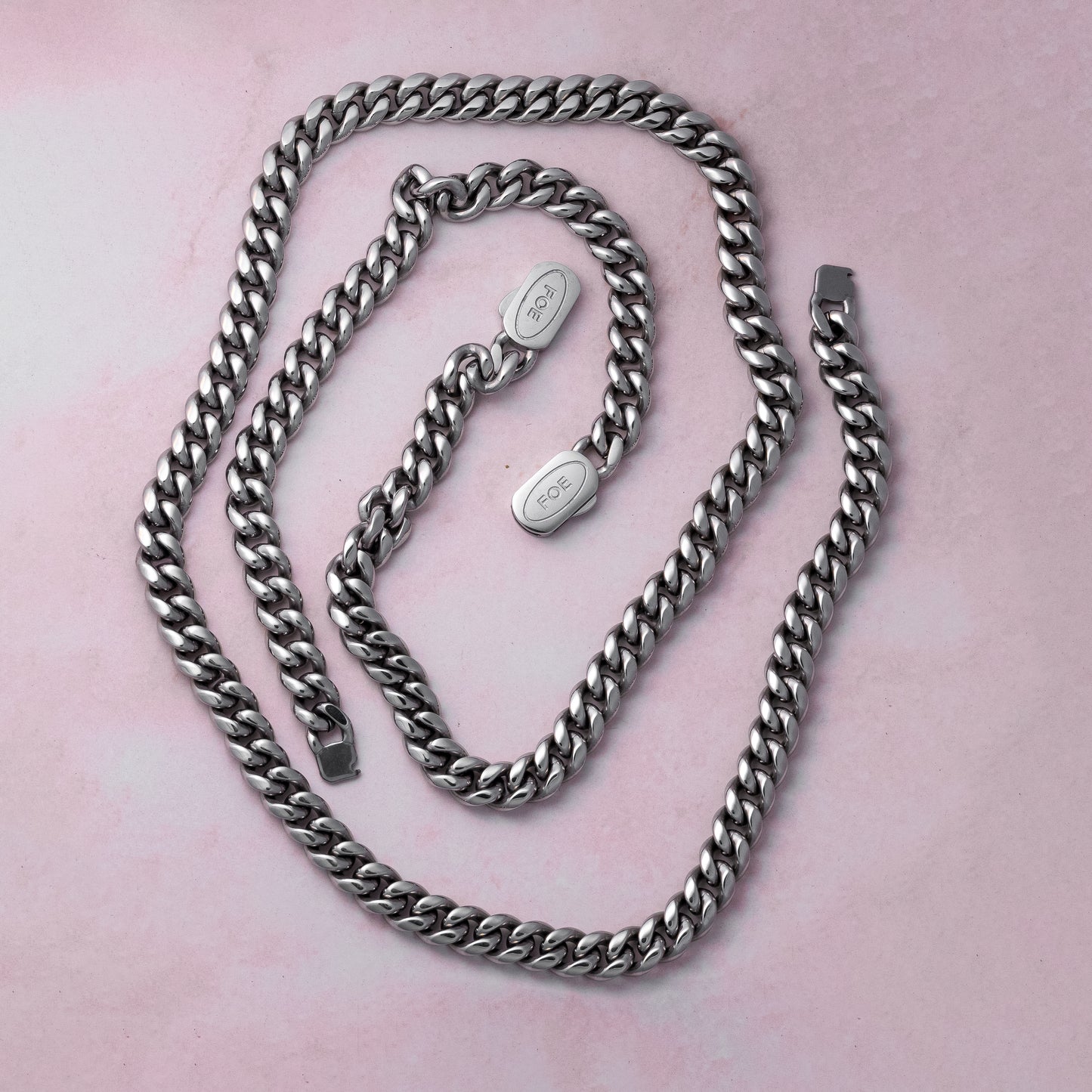 Cuban 8mm set (Silver)