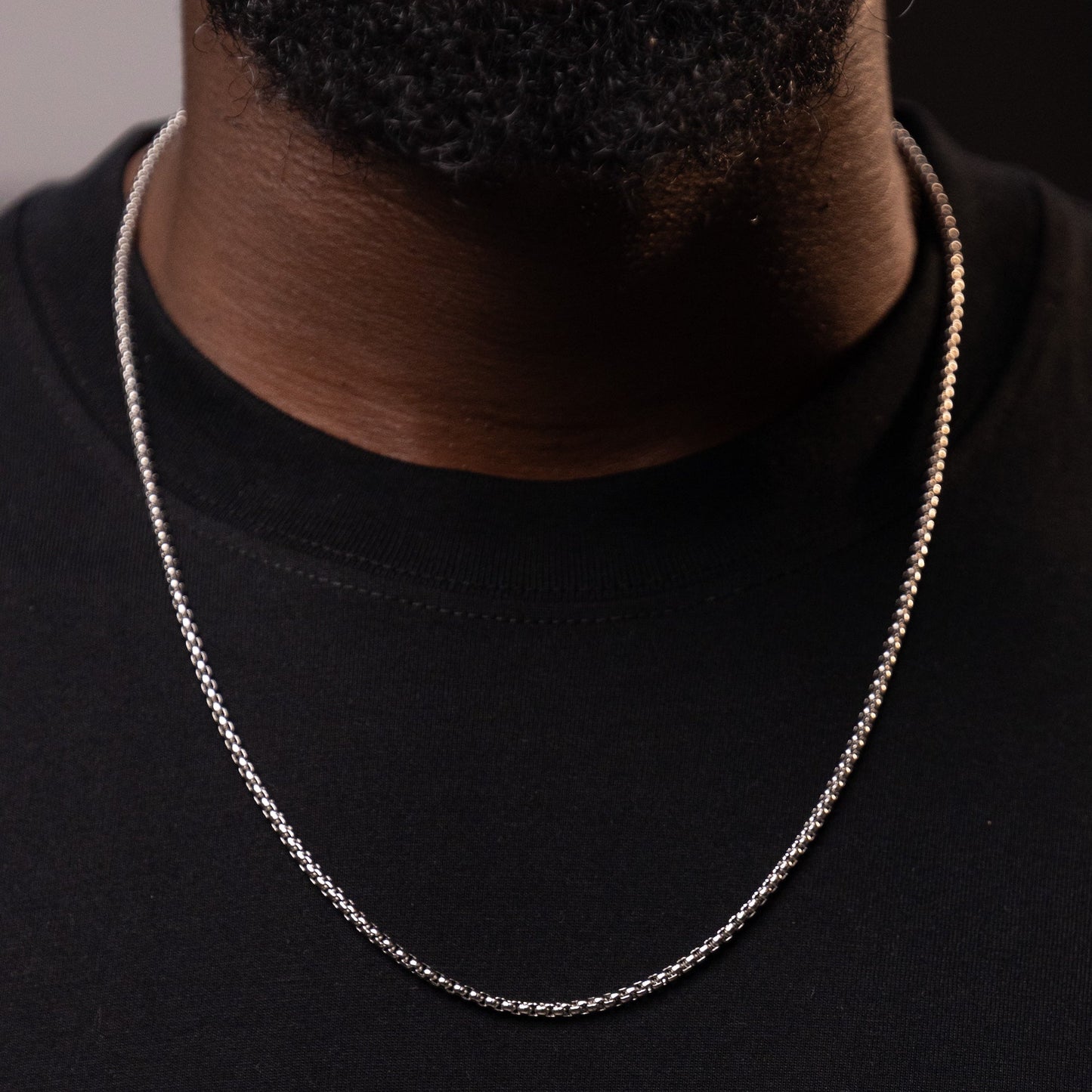 Box chain (Silver) 3mm