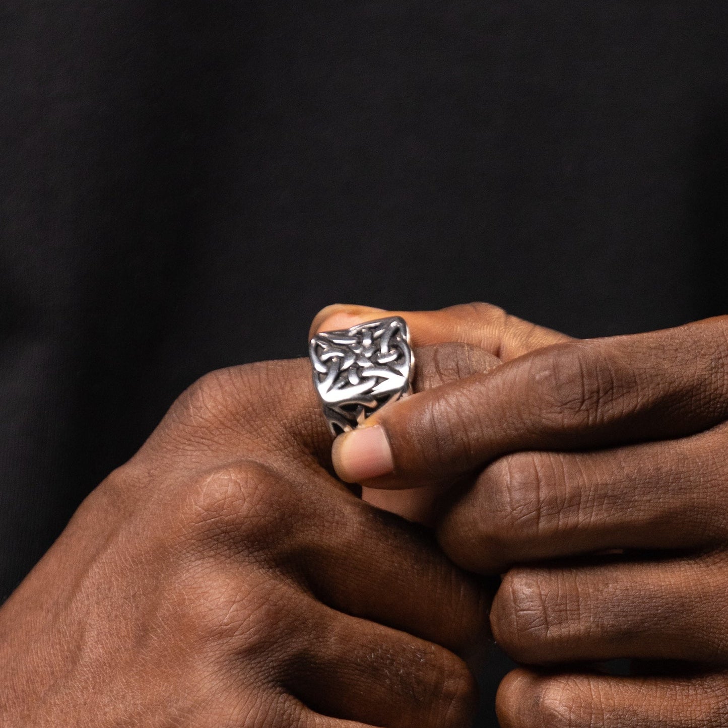 Celtic knot ring
