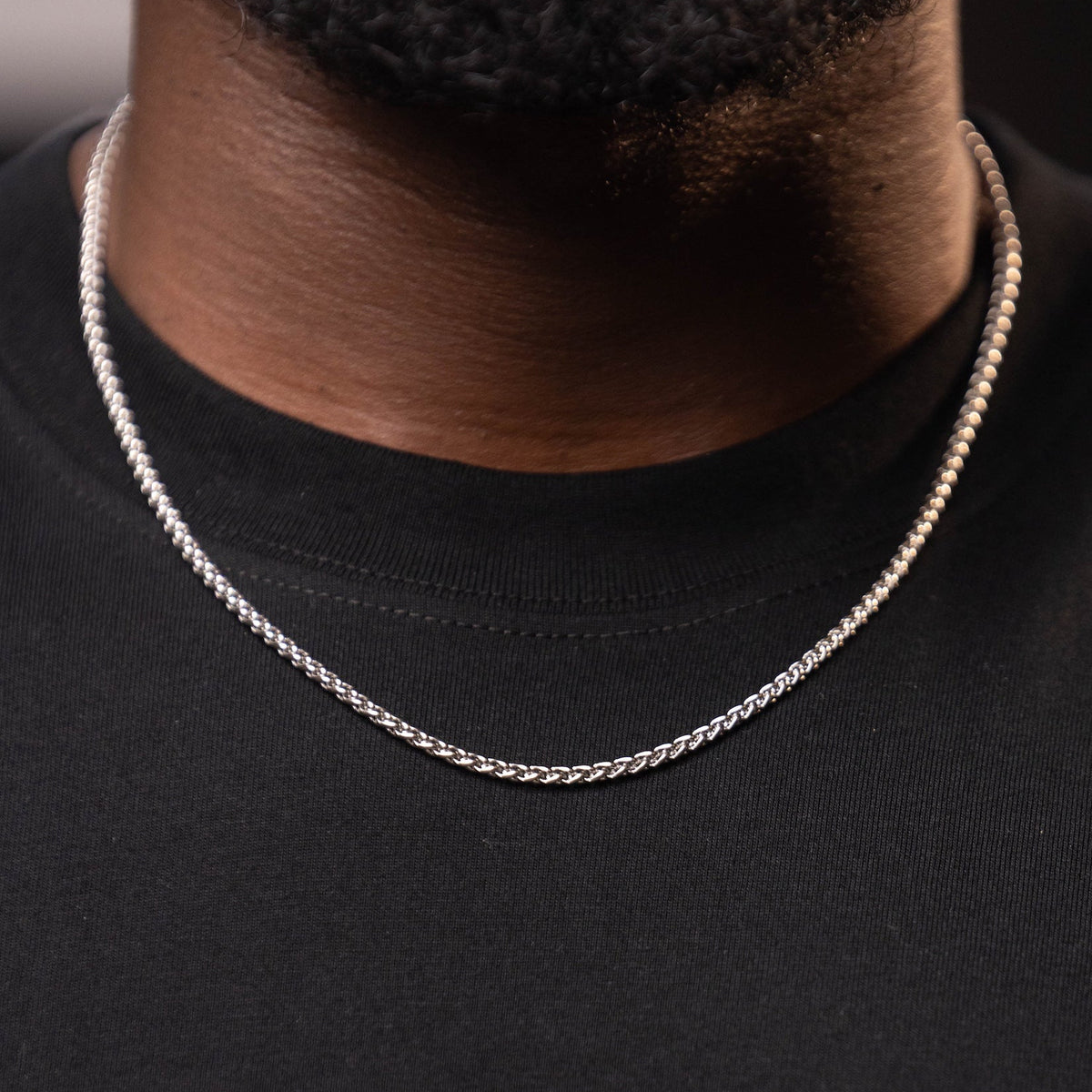 Wheat chain (Silver) 3mm