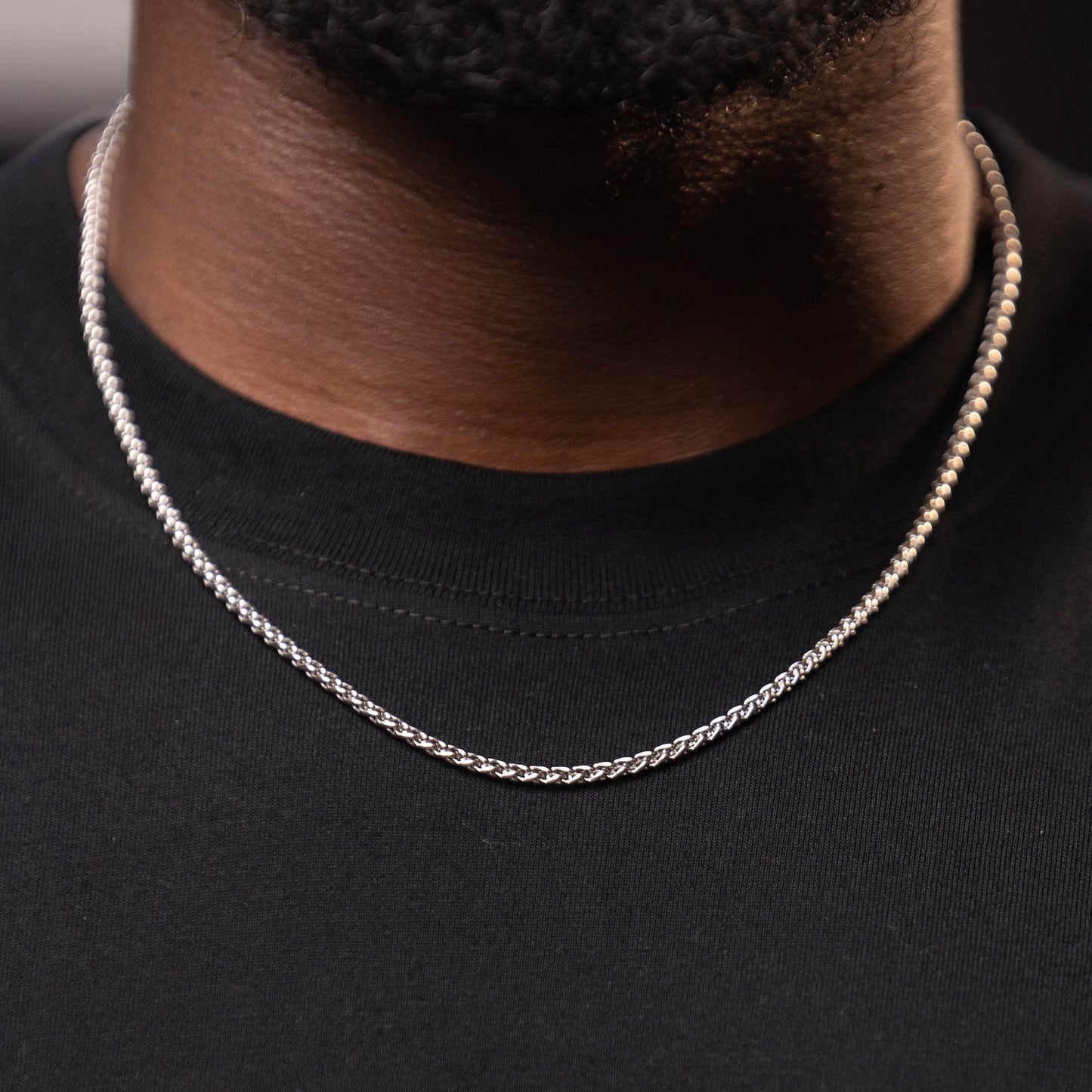 Wheat chain (Silver) 3mm