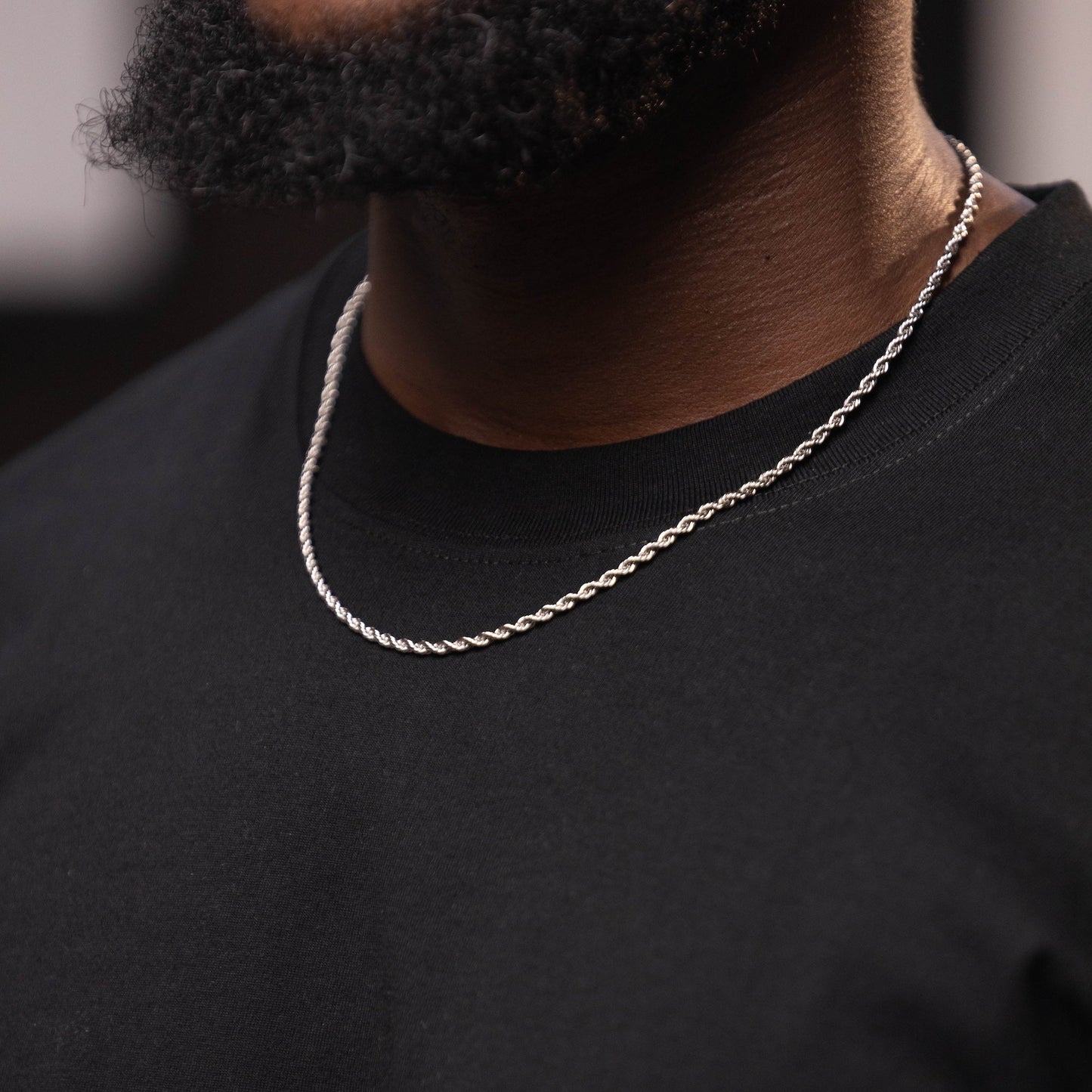 Rope chain (Silver) 3mm