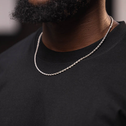 Rope chain (Silver) 3mm