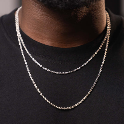 Rope chain (Silver) 3mm