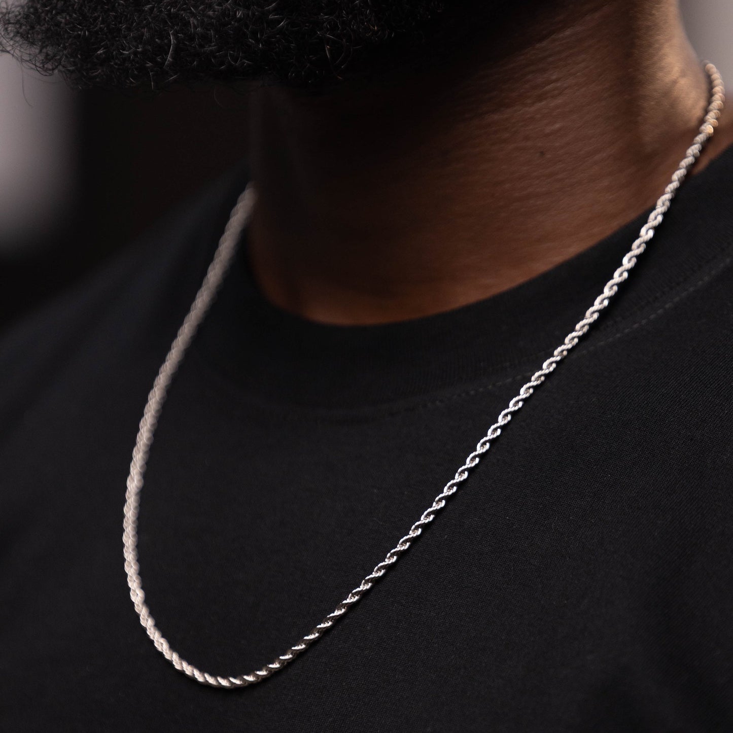 Rope chain (Silver) 3mm
