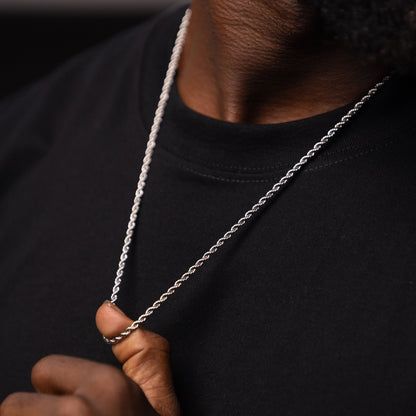 Rope chain (Silver) 3mm