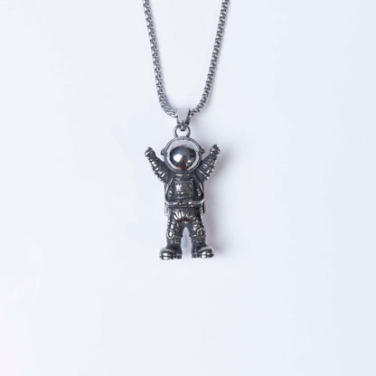 Astronaut pendant & chain.
