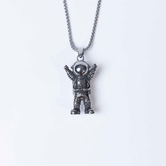 Astronaut pendant & chain.