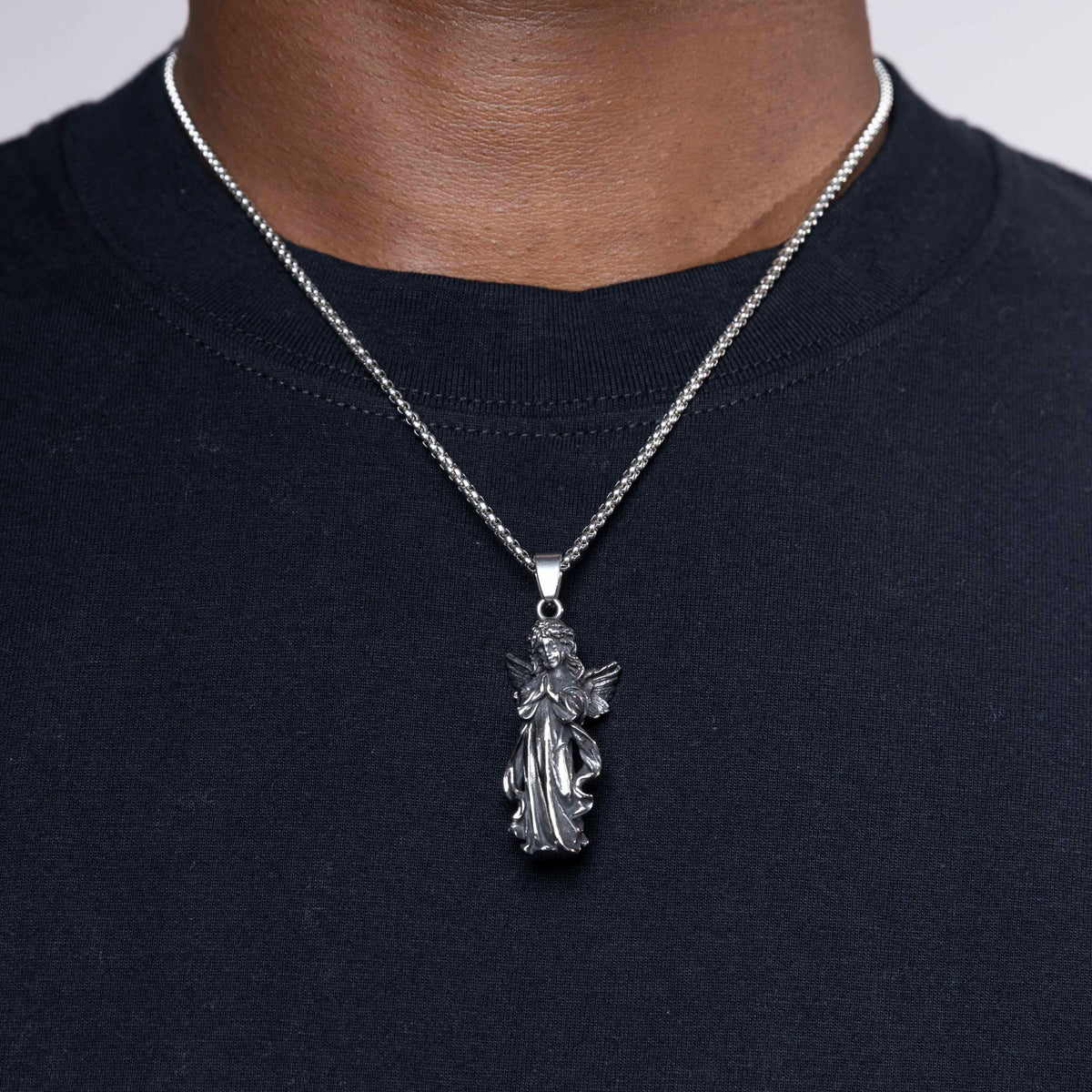 Angel pendant & chain.