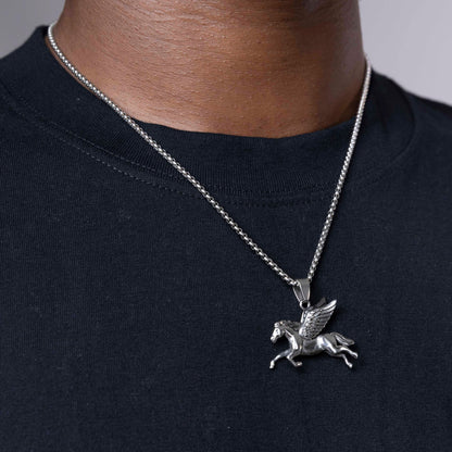Pegasus pendant & chain.