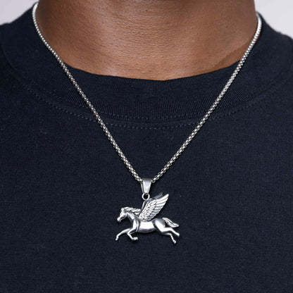 Pegasus pendant & chain.