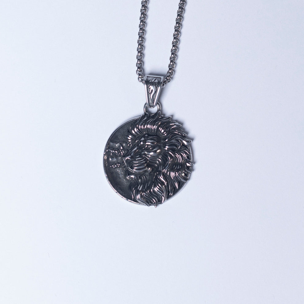 Lion pendant & chain. – Fountain of Elixir