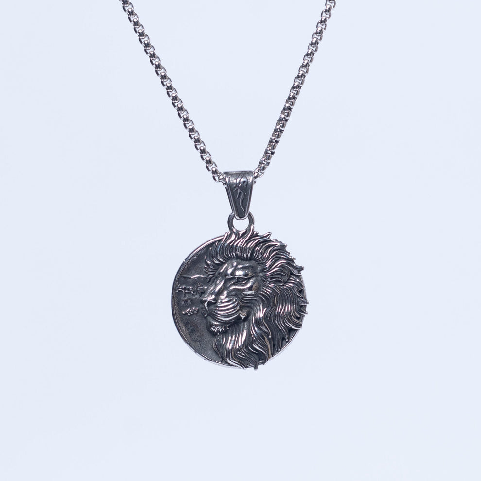 Lion pendant & chain. – Fountain of Elixir