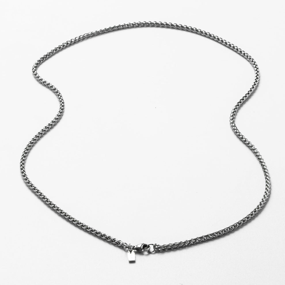 Wheat chain (Silver) 3mm – Fountain of Elixir