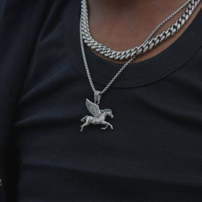 Pegasus pendant & chain.