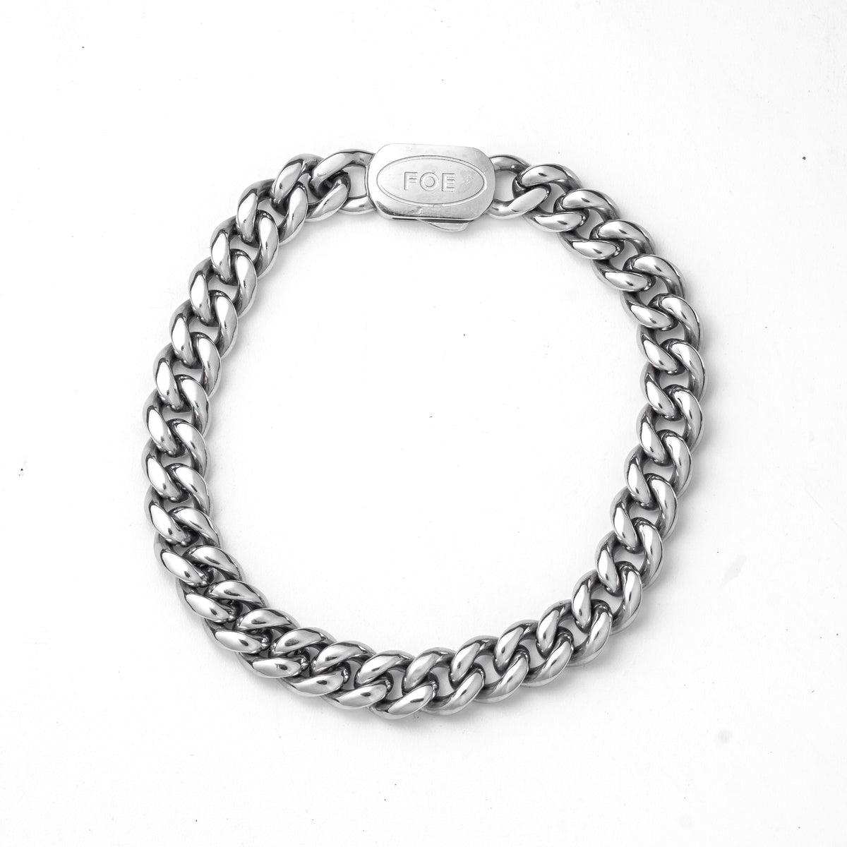 Cuban Bracelet (Silver) 8mm