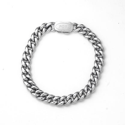 Cuban Bracelet (Silver) 8mm