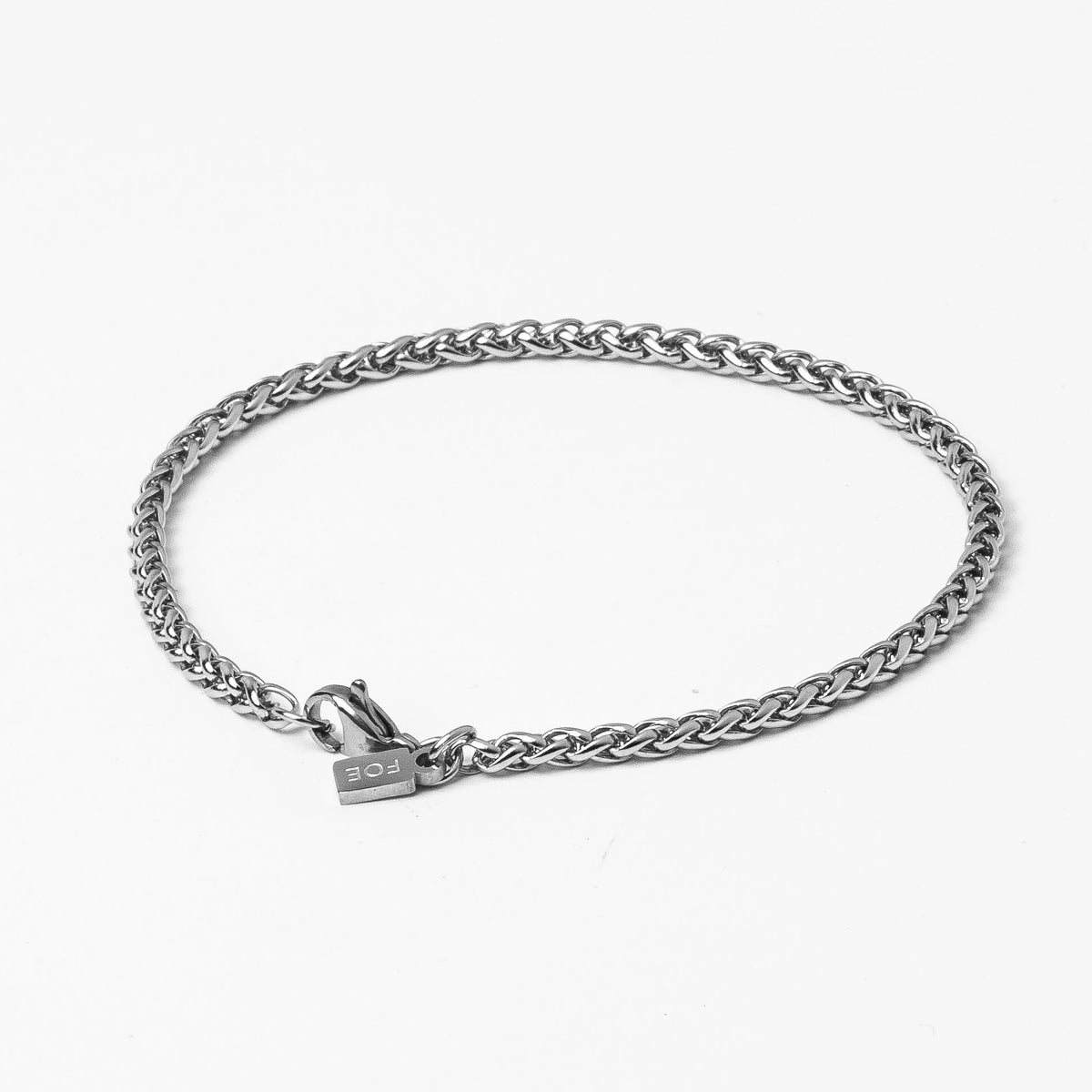 Wheat bracelet (Silver) 3mm