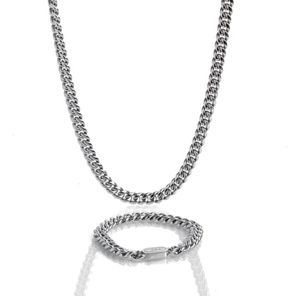 Cuban 8mm set (Silver)
