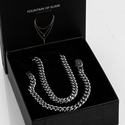 Cuban 8mm set (Silver)