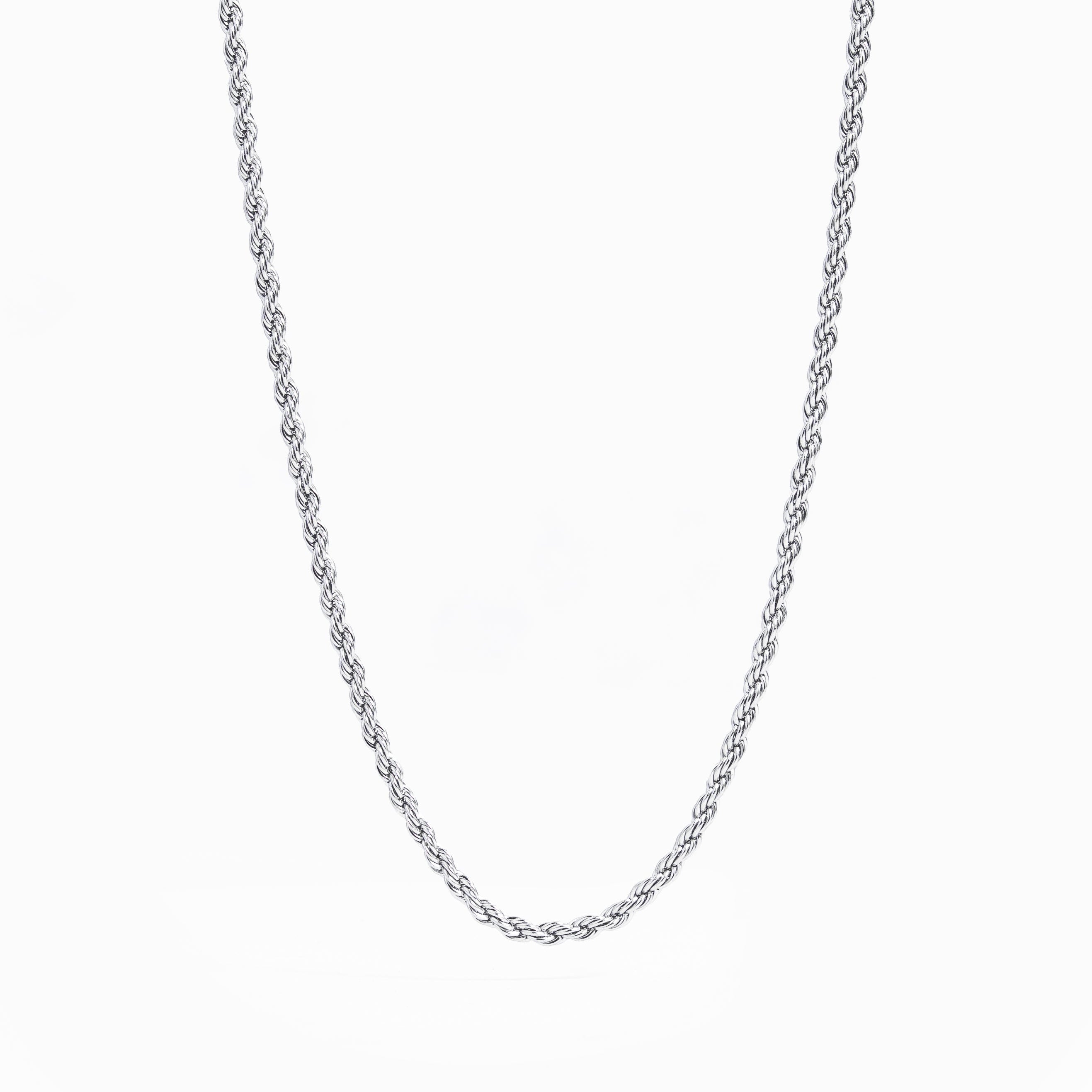 Rope chain (Silver) 3mm – Fountain of Elixir
