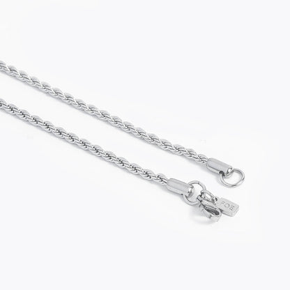 Rope bracelet (Silver) 3mm
