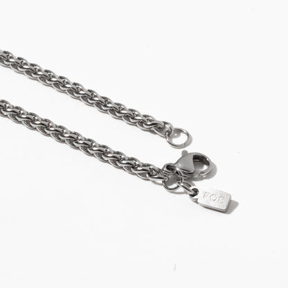 Wheat bracelet (Silver) 3mm